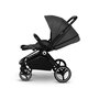 Carucior 2 in 1 Reversibil Mika, de la nastere pana la 22 kg, Grey Graphite, Lionelo 634237
