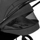 Carucior 2 in 1 Reversibil Mika, de la nastere pana la 22 kg, Grey Graphite, Lionelo 634241