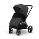 Carucior 2 in 1 Reversibil Mika, de la nastere pana la 22 kg, Grey Graphite, Lionelo 634236