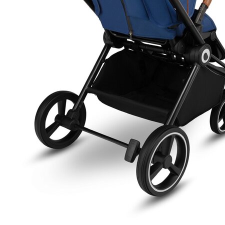 Carucior 2 in 1 Reversibil Mika, de la nastere pana la 22 kg, Blue Navy, Lionelo 634218