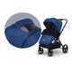 Carucior 2 in 1 Reversibil Mika, de la nastere pana la 22 kg, Blue Navy, Lionelo 634204