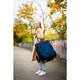 Carucior 2 in 1 Reversibil Mika, de la nastere pana la 22 kg, Blue Navy, Lionelo 634199