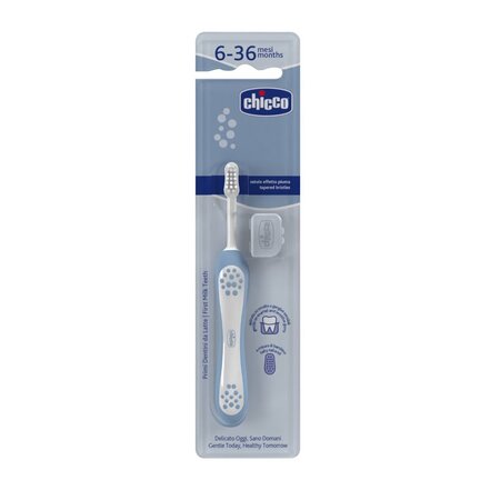 Periuta de dinti pentru copii Indigo, 6-36 luni+, 1 buc, Chicco