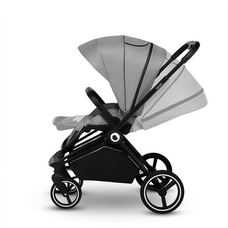 Carucior 3 in 1 Reversibil Mika, de la nastere pana la 22 kg, Grey Stone, Lionelo 634375