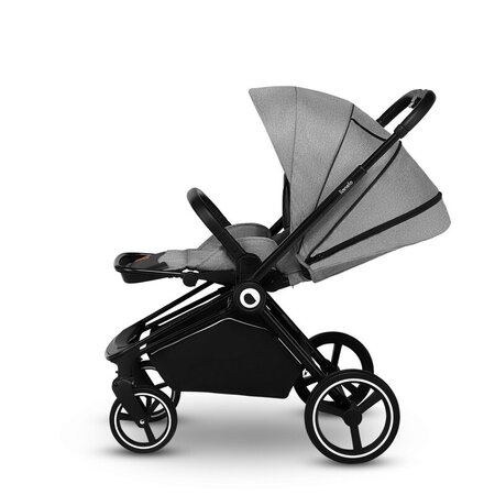 Carucior 3 in 1 Reversibil Mika, de la nastere pana la 22 kg, Grey Stone, Lionelo 634374
