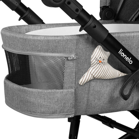 Carucior 2 in 1 Reversibil Mari, de la nastere pana la 22 kg, Grey Stone, Lionelo 634418