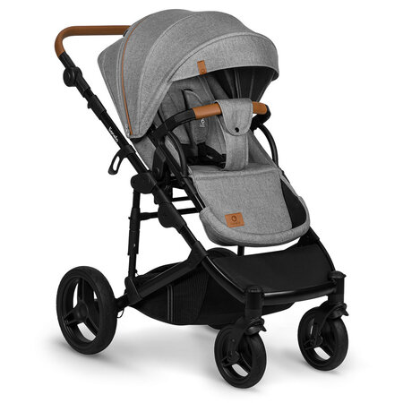 Carucior 2 in 1 Reversibil Mari, de la nastere pana la 22 kg, Grey Stone, Lionelo 634425