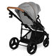 Carucior 2 in 1 Reversibil Mari, de la nastere pana la 22 kg, Grey Stone, Lionelo 634415