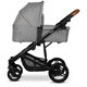 Carucior 2 in 1 Reversibil Mari, de la nastere pana la 22 kg, Grey Stone, Lionelo 634426