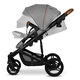 Carucior 2 in 1 Reversibil Mari, de la nastere pana la 22 kg, Grey Stone, Lionelo 634414