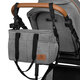 Carucior 2 in 1 Reversibil Mari, de la nastere pana la 22 kg, Grey Stone, Lionelo 634416