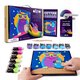 Set de colorat cu lut Owl, 30 x 30 cm, + 5 ani, OktoClay 634520