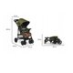 Carucior sport Emma Plus, de la nastere pana la 15 kg, Forest Green, Lionelo 634539