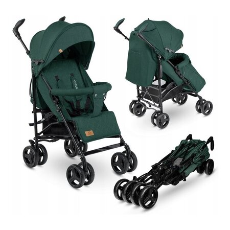 Carucior sport Irma, de la nastere pana la 15 kg, Green Forest, Lionelo 634595