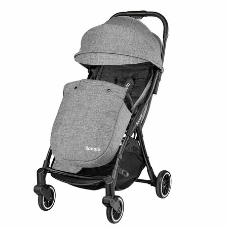 Carucior sport cu pliere compacta Julie One, de la nastere pana la 22 kg, Stone Grey, Lionelo 634647