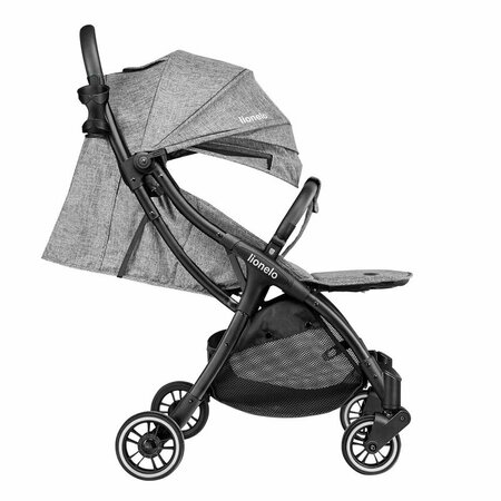 Carucior sport cu pliere compacta Julie One, de la nastere pana la 22 kg, Stone Grey, Lionelo 634658