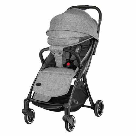 Carucior sport cu pliere compacta Julie One, de la nastere pana la 22 kg, Stone Grey, Lionelo 634652