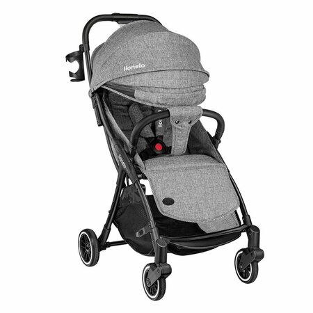 Carucior sport cu pliere compacta Julie One, de la nastere pana la 22 kg, Stone Grey, Lionelo 634648