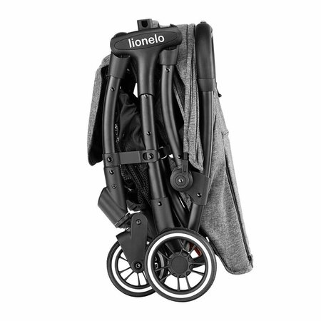 Carucior sport cu pliere compacta Julie One, de la nastere pana la 22 kg, Stone Grey, Lionelo 634644