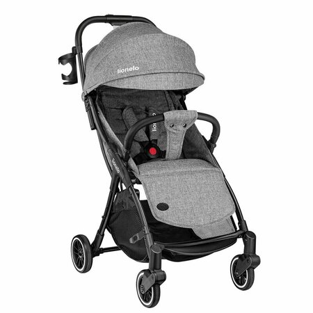 Carucior sport cu pliere compacta Julie One, de la nastere pana la 22 kg, Stone Grey, Lionelo 634649