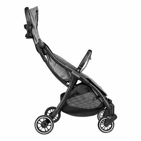 Carucior sport cu pliere compacta Julie One, de la nastere pana la 22 kg, Stone Grey, Lionelo 634656