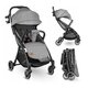 Carucior sport cu pliere compacta Julie One, de la nastere pana la 22 kg, Stone Grey, Lionelo 634651