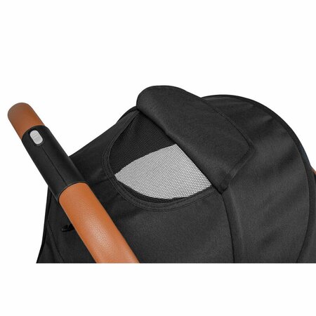 Carucior sport cu pliere compacta Julie One, de la nastere pana la 22 kg, Black, Lionelo 634712