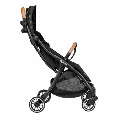 Carucior sport cu pliere compacta Julie One, de la nastere pana la 22 kg, Black, Lionelo 634707