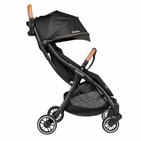 Carucior sport cu pliere compacta Julie One, de la nastere pana la 22 kg, Black, Lionelo 634705