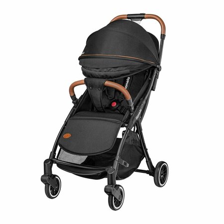 Carucior sport cu pliere compacta Julie One, de la nastere pana la 22 kg, Black, Lionelo 634703