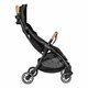 Carucior sport cu pliere compacta Julie One, de la nastere pana la 22 kg, Black, Lionelo 634707