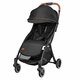 Carucior sport cu pliere compacta Julie One, de la nastere pana la 22 kg, Black, Lionelo 634699