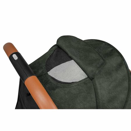 Carucior sport cu pliere compacta Julie One, de la nastere pana la 22 kg, Tropical Green, Lionelo 634689