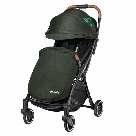 Carucior sport cu pliere compacta Julie One, de la nastere pana la 22 kg, Tropical Green, Lionelo 634693
