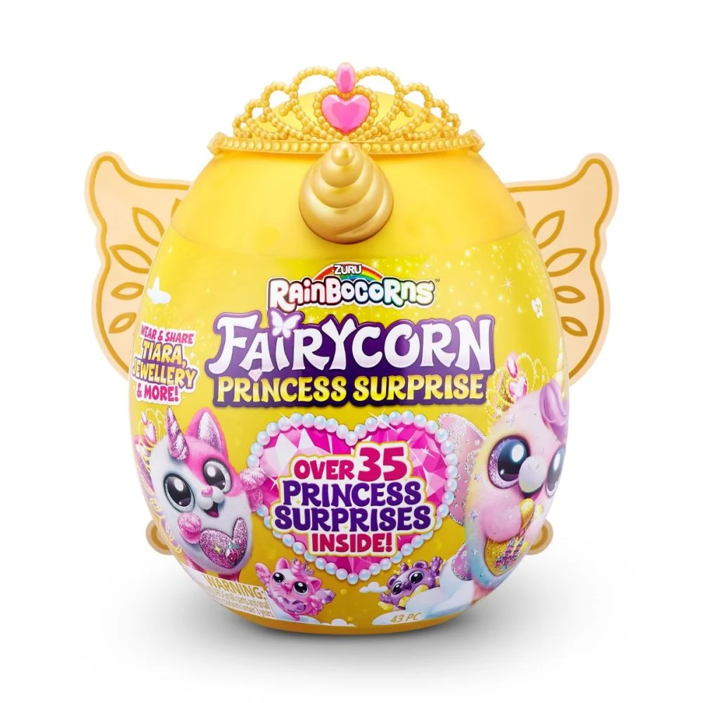 Jucarie de plus Unicorn Curcubeu Fairycorn, + 3 ani, Rainbocorns