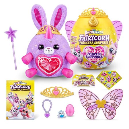 Jucarie de plus Unicorn Curcubeu Fairycorn, + 3 ani, Rainbocorns 634776