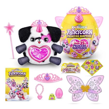 Jucarie de plus Unicorn Curcubeu Fairycorn, + 3 ani, Rainbocorns 634774