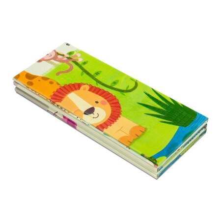 Covoras educativ pliabil si impermeabil Robby, 200 x 180 cm, Multicolor, Lionelo 634783