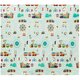 Covoras educativ pliabil si impermeabil Robby, 200 x 180 cm, Multicolor, Lionelo 634784