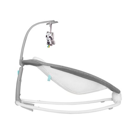Fotoliu Balansoar pliabil cu vibratii si 12 melodii linistitoare Pascal Scandi, Grey, 0 luni+, Lionelo 634812