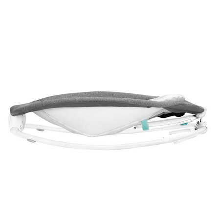 Fotoliu Balansoar pliabil cu vibratii si 12 melodii linistitoare Pascal Scandi, Grey, 0 luni+, Lionelo 634811