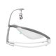 Fotoliu Balansoar pliabil cu vibratii si 12 melodii linistitoare Pascal Scandi, Grey, 0 luni+, Lionelo 634812