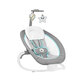 Fotoliu Balansoar pliabil cu vibratii si 12 melodii linistitoare Pascal Scandi, Grey, 0 luni+, Lionelo 634809