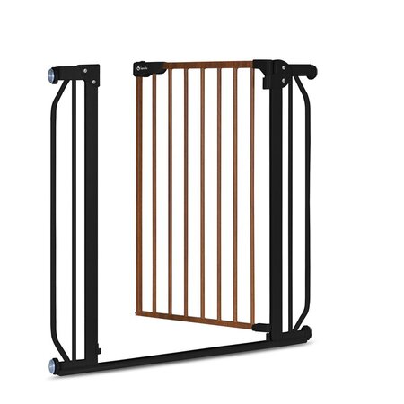 Poarta de siguranta cu prindere prin presiune Truus slim, 75 - 85 cm, Carbon, Lionelo 634835