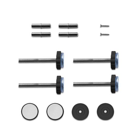 Poarta de siguranta cu prindere prin presiune Truus slim, 75 - 85 cm, Carbon, Lionelo 634840
