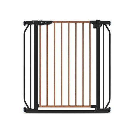 Poarta de siguranta cu prindere prin presiune Truus slim, 75 - 85 cm, Carbon, Lionelo 634847