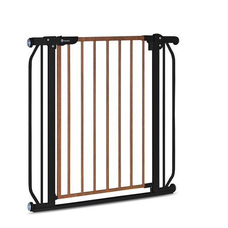 Poarta de siguranta cu prindere prin presiune Truus slim, 75 - 85 cm, Carbon, Lionelo 634849