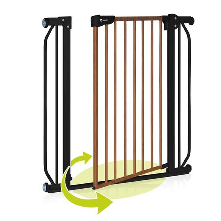Poarta de siguranta cu prindere prin presiune Truus slim, 75 - 85 cm, Carbon, Lionelo 634844