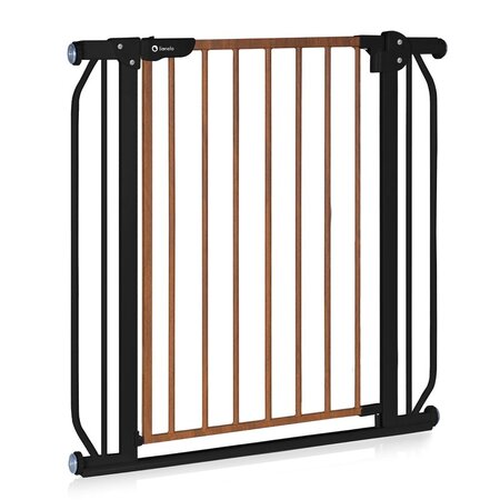 Poarta de siguranta cu prindere prin presiune Truus slim, 75 - 85 cm, Carbon, Lionelo 634842