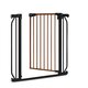 Poarta de siguranta cu prindere prin presiune Truus slim, 75 - 85 cm, Carbon, Lionelo 634835